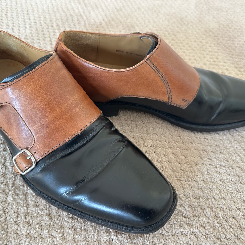 Cole Haan Black and Tan Leather Oxfords
